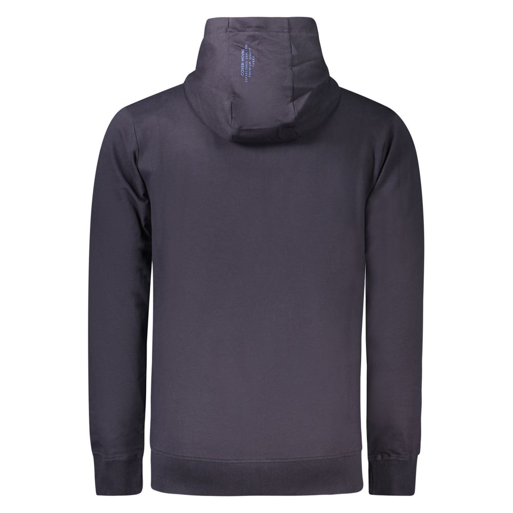Coveri Moving Blue Cotton Men's Sweatshirt | Regal Royce