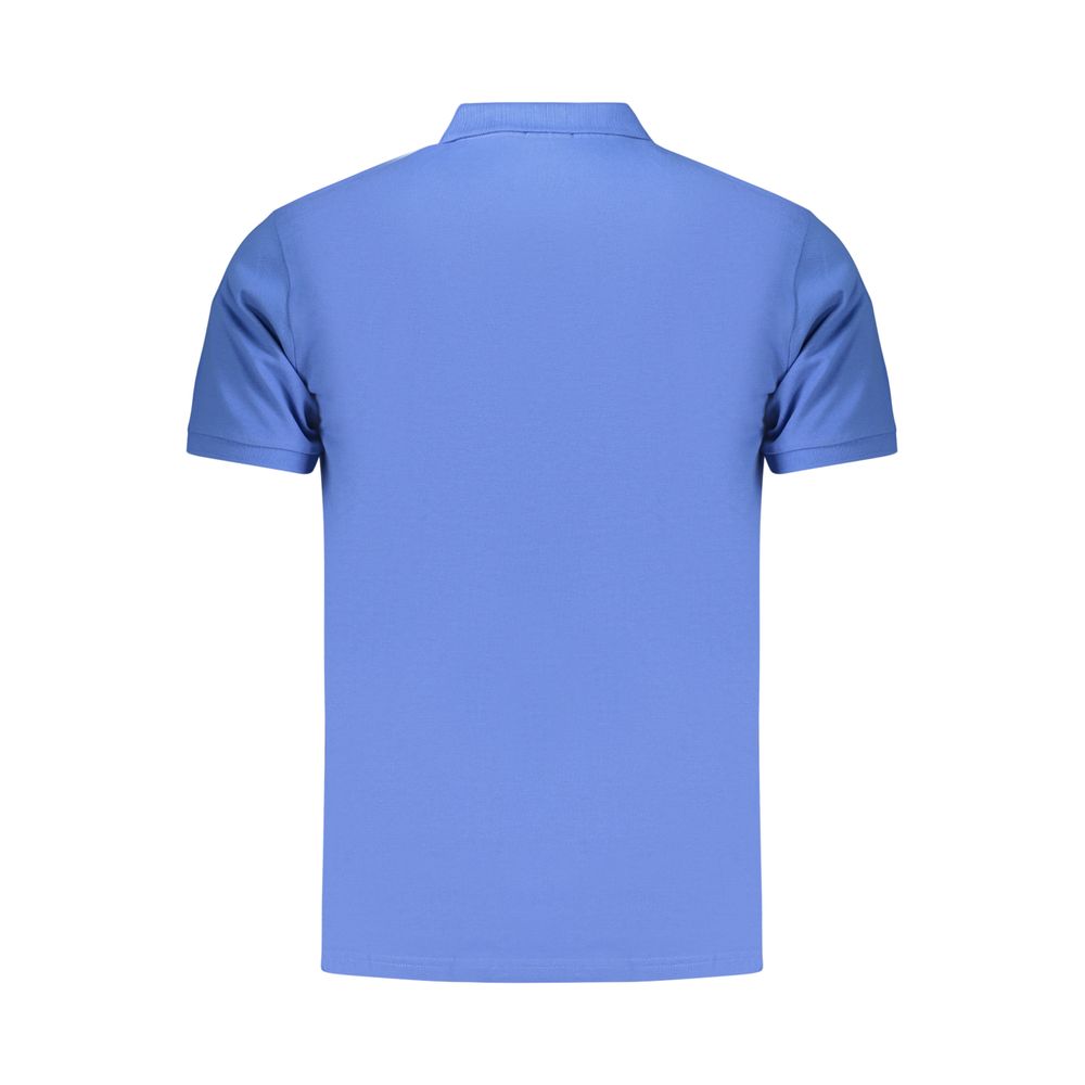 Coveri Moving Blue Cotton Men's Polo Shirt | Regal Royce