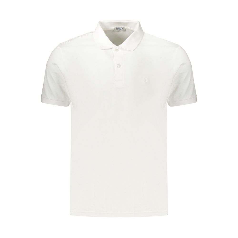 Coveri Moving Bianco Cotton Men's Polo | Regal Royce