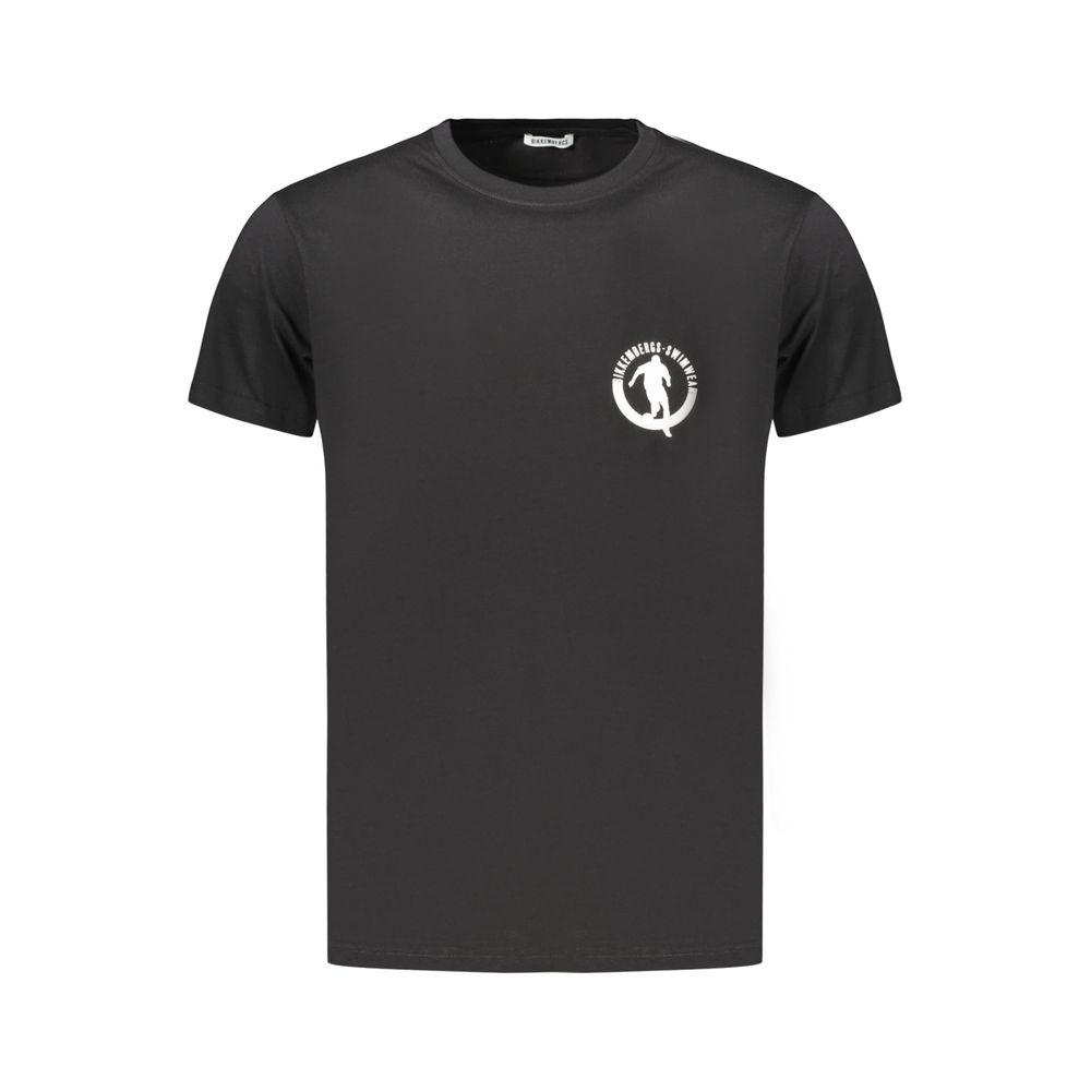 Bikkembergs Black Cotton Men's T-Shirt | Regal Royce