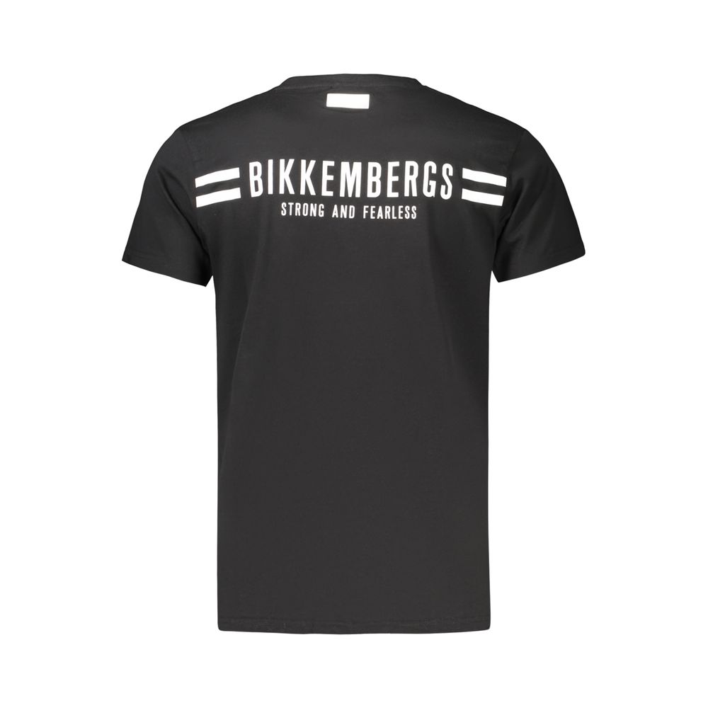 Bikkembergs Black Cotton Men's T-Shirt | Regal Royce