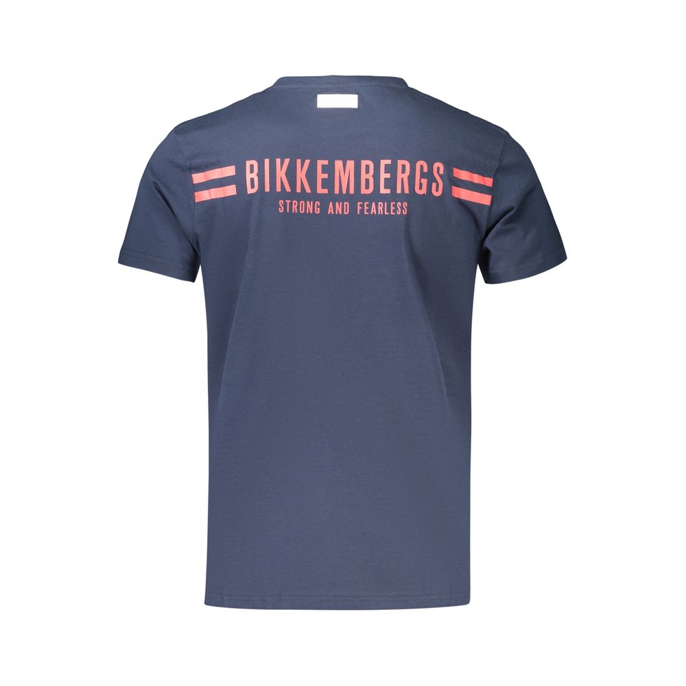 Bikkembergs Blue Cotton Men's T-Shirt | Regal Royce