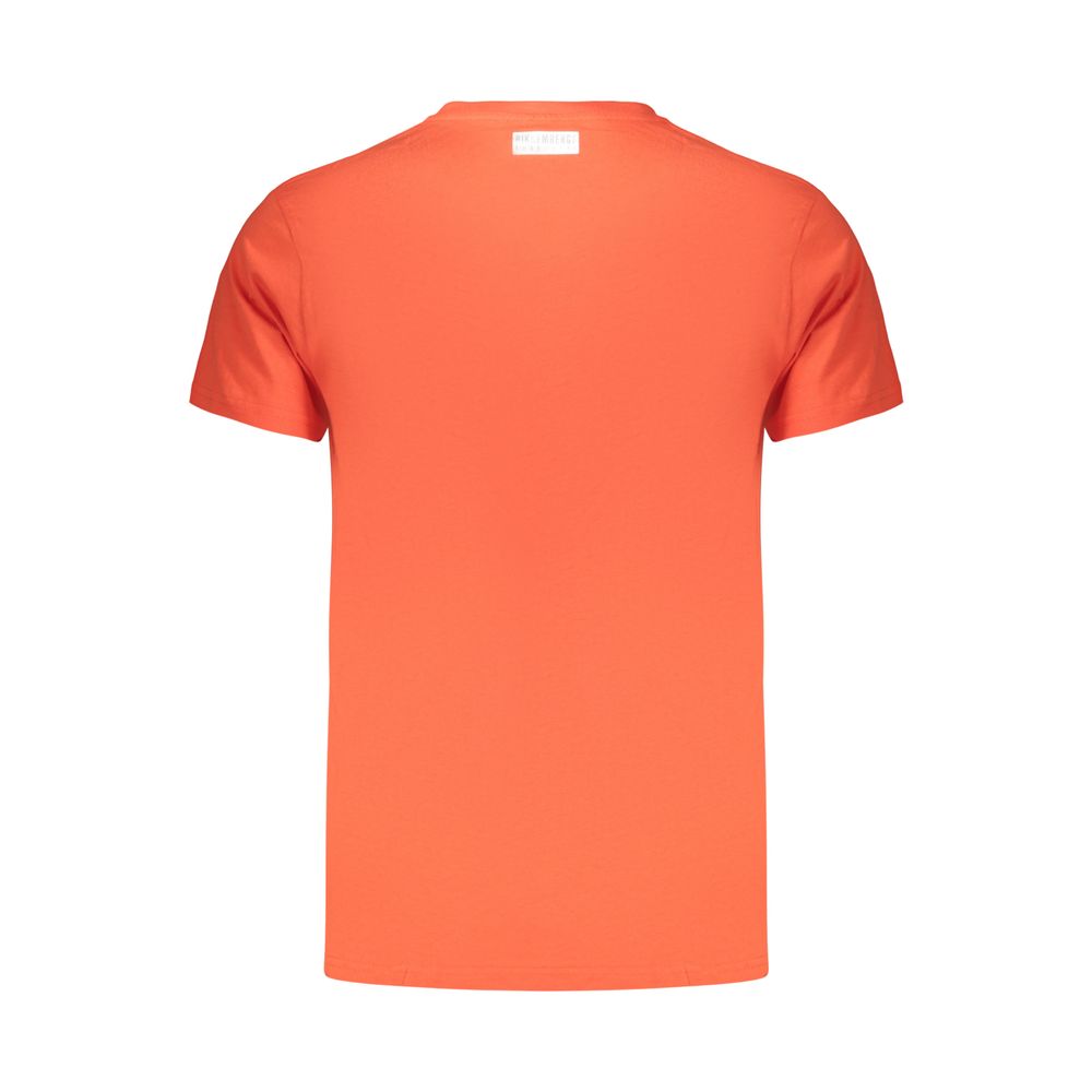 Bikkembergs Orange Cotton Men's T-Shirt | Regal Royce