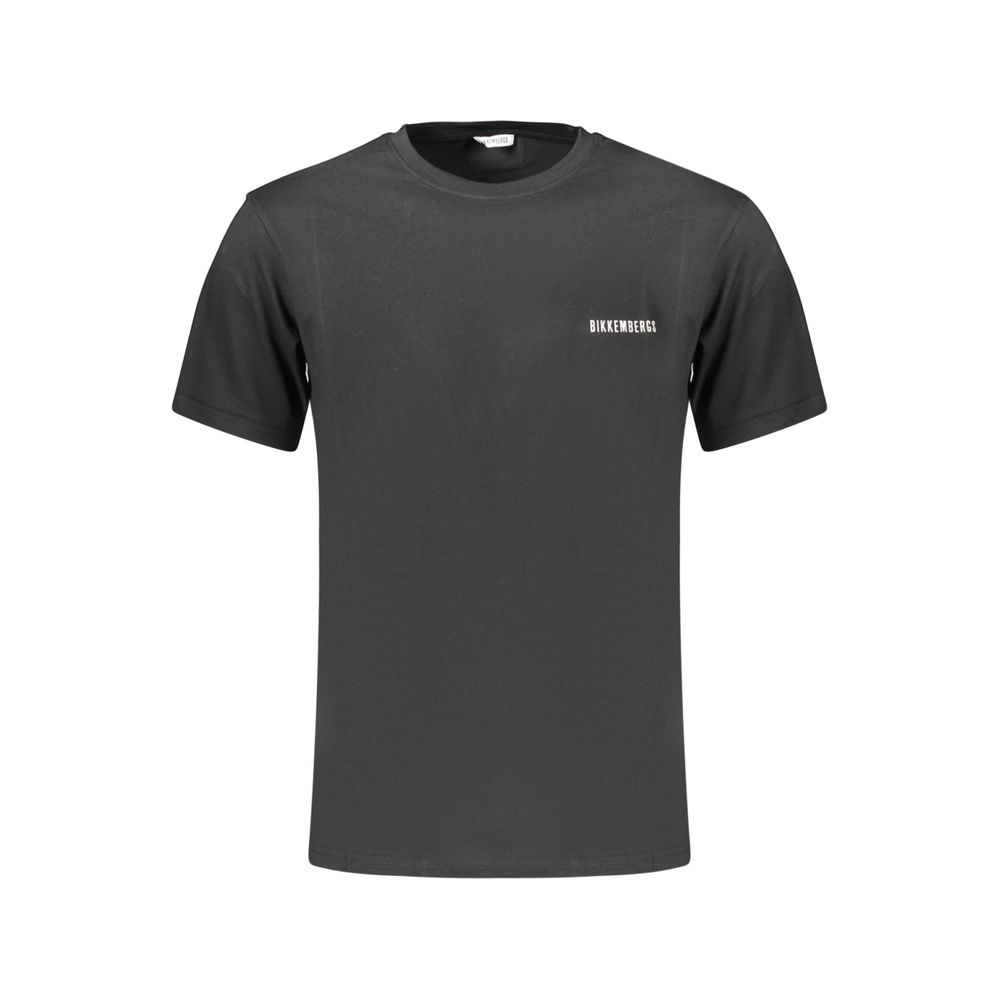 Bikkembergs Black Cotton Men's T-Shirt | Regal Royce