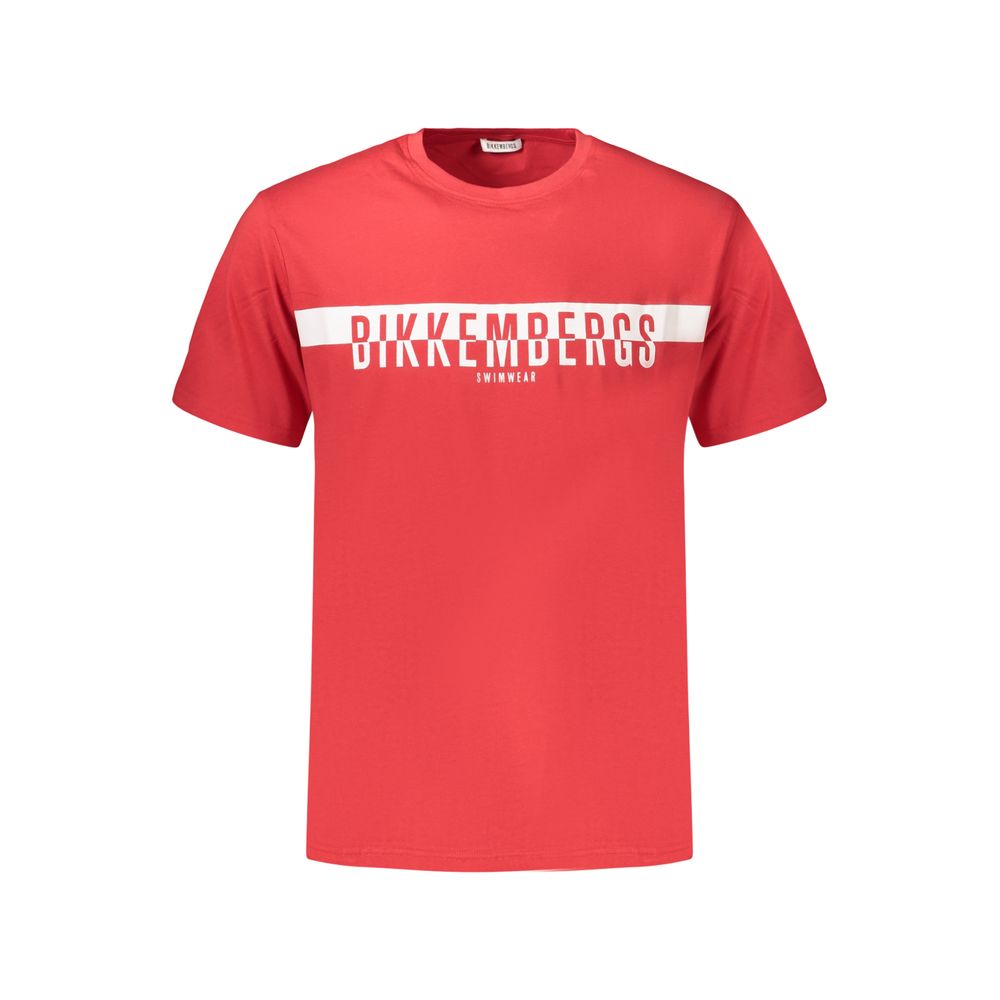 Bikkembergs Bianco Cotton Men T-Shirt | Regal Royce