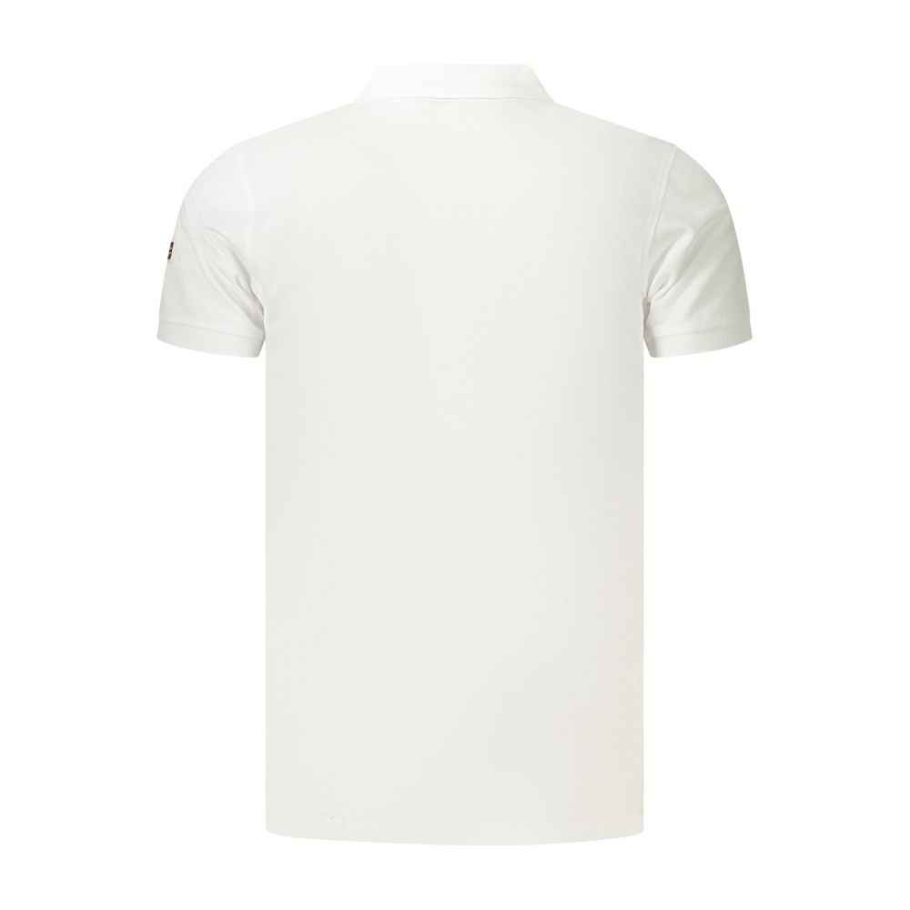 Norway 1963 White Cotton Men's Polo Shirt | Regal Royce