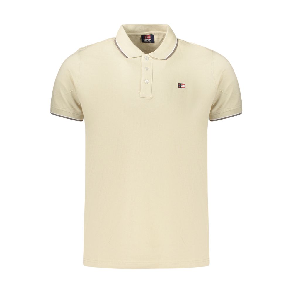 Norway 1963 Beige Cotton Men's Polo | Regal Royce