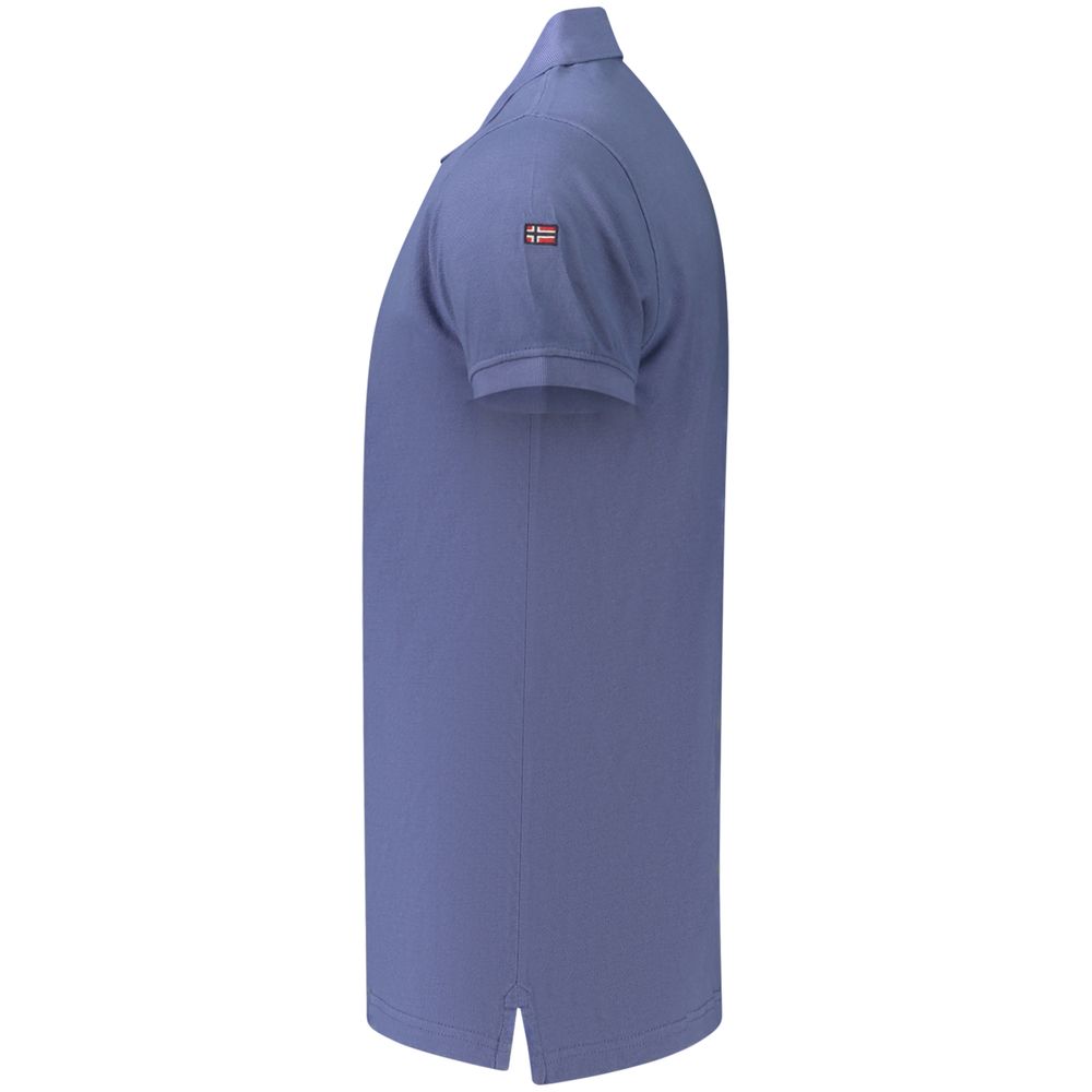 Norway 1963 Blue Cotton Mens Polo | Regal Royce