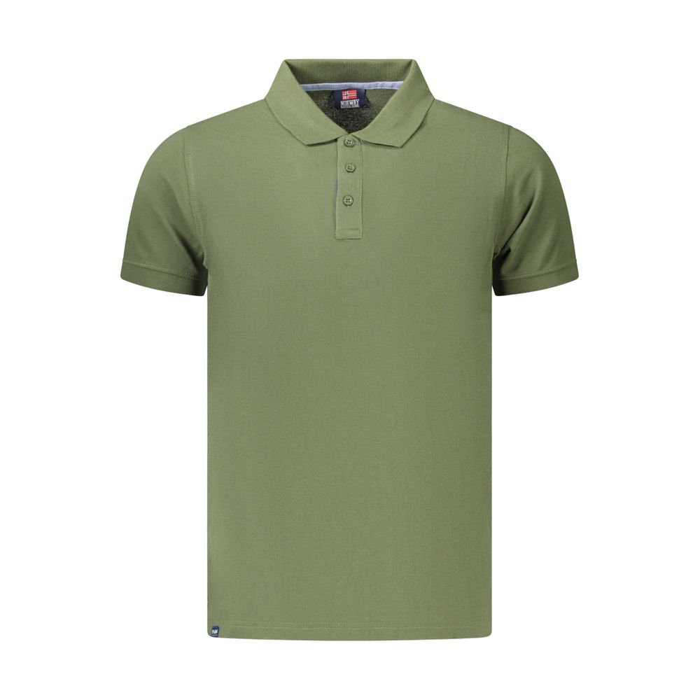 Norway 1963 Verde Cotton Men's Polo | Regal Royce
