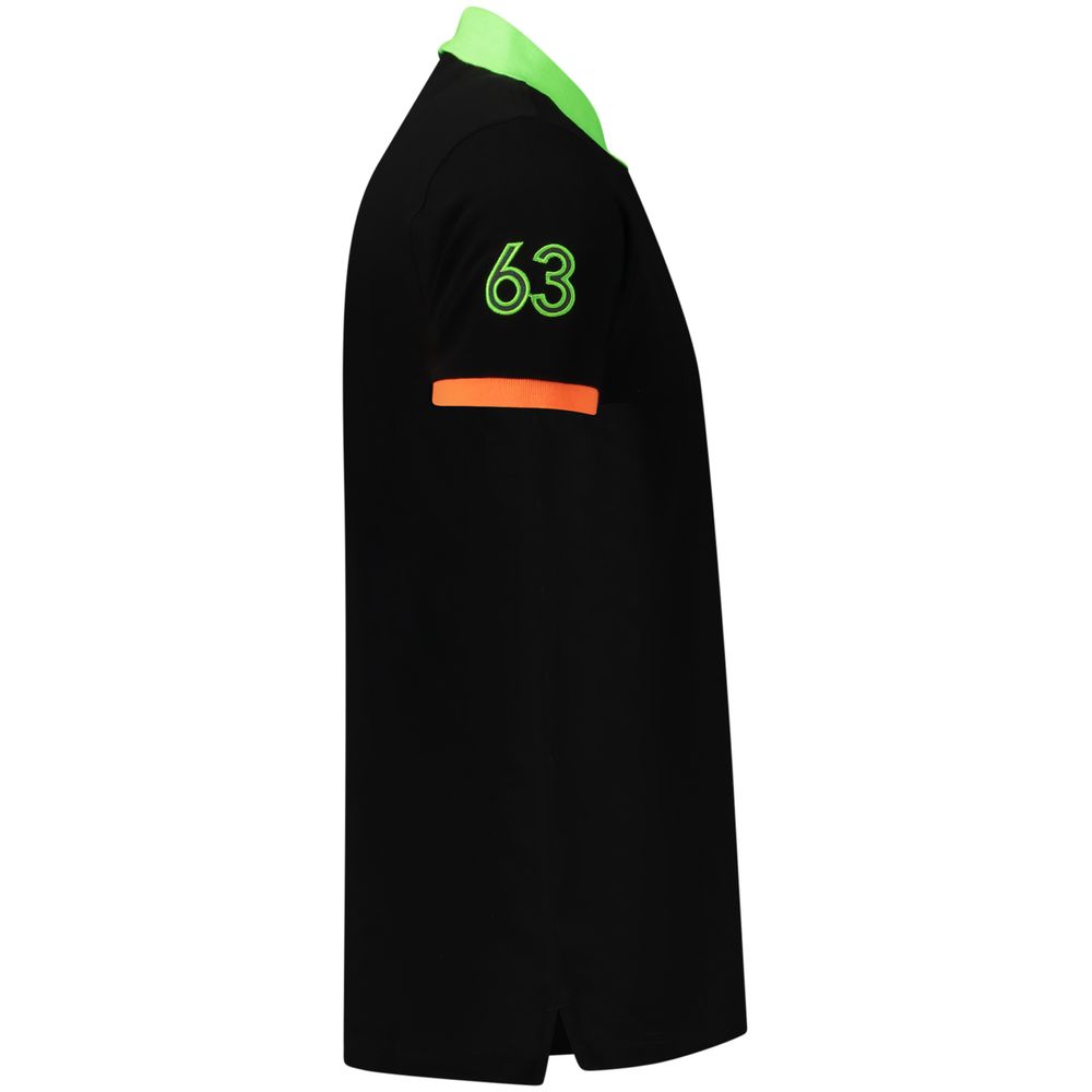 Norway 1963 Black Cotton Men's Polo Shirt | Regal Royce