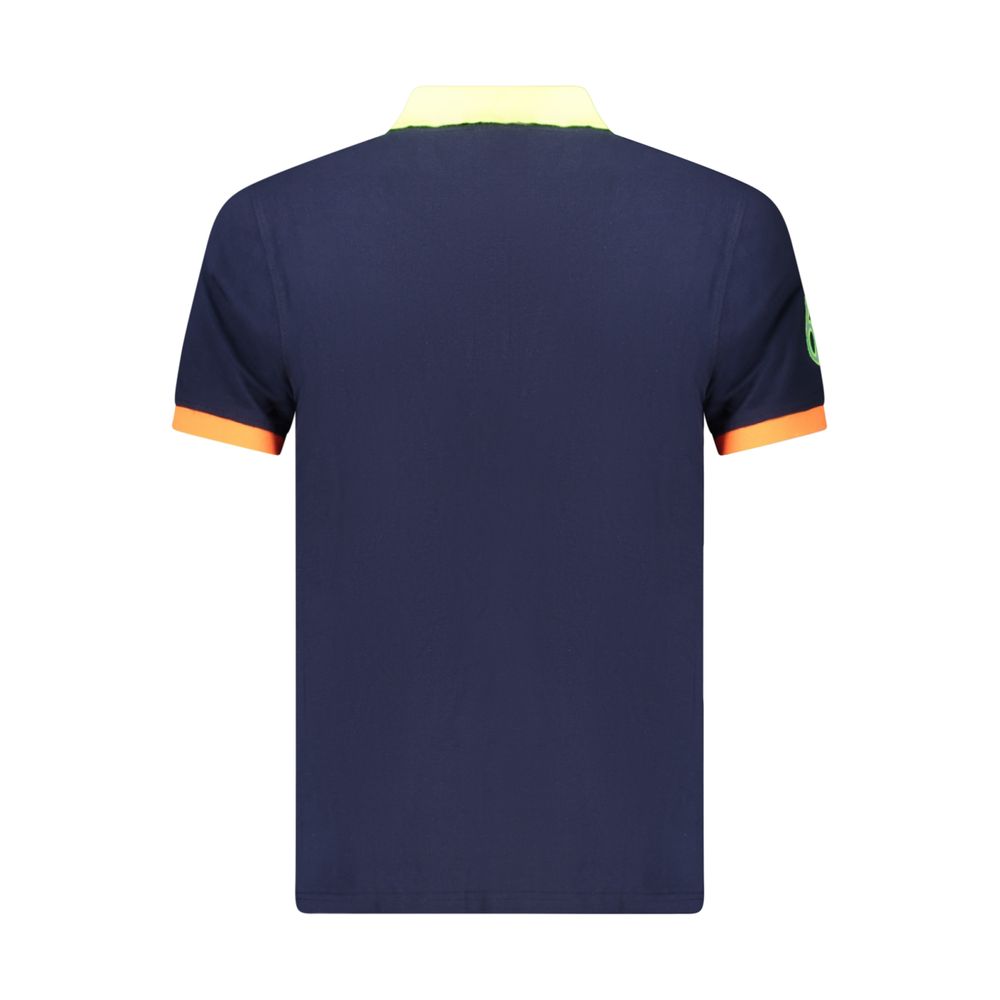 Norway 1963 Blue Cotton Men's Polo Shirt | Regal Royce