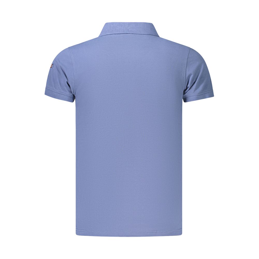 Norway 1963 Blue Cotton Men's Polo Shirt | Regal Royce