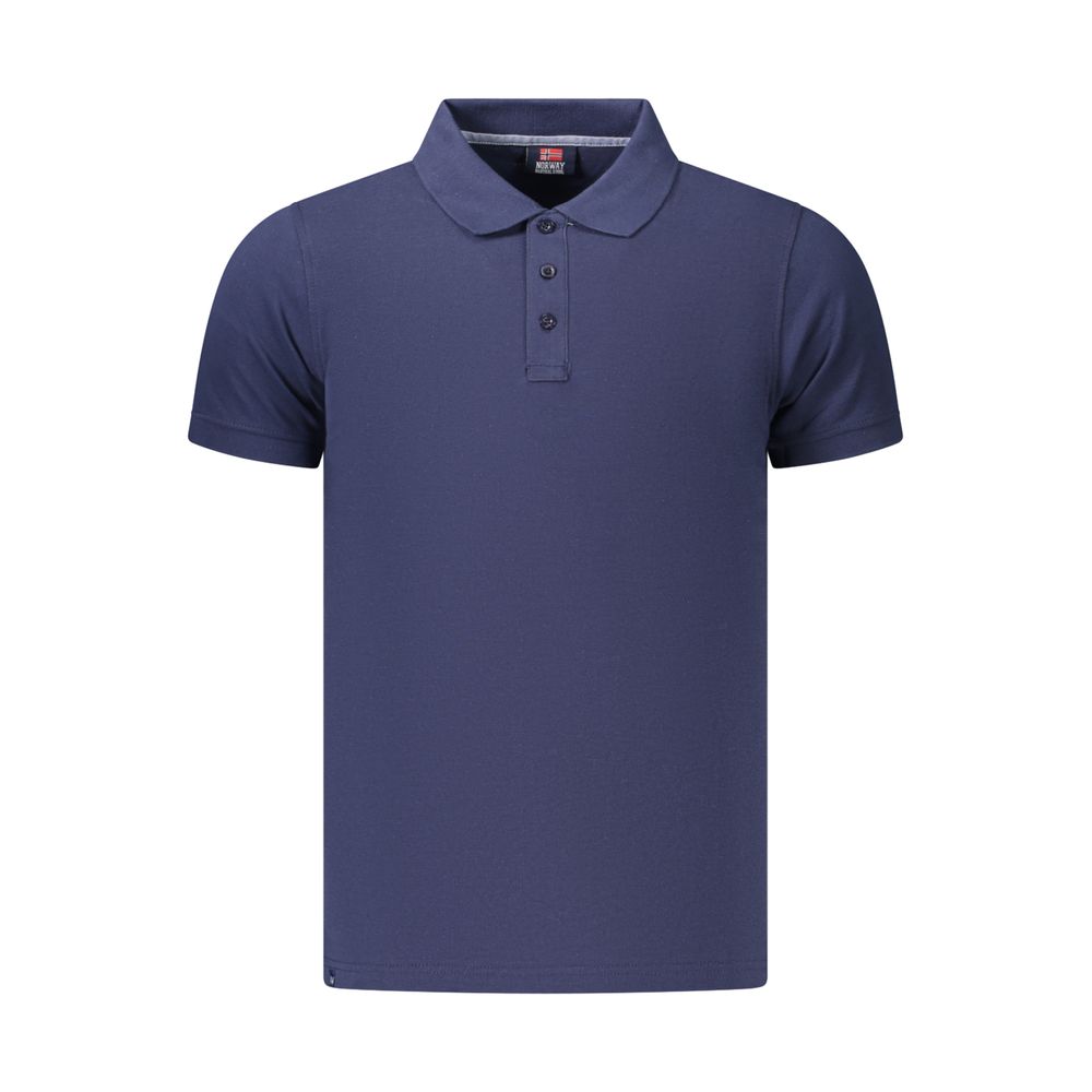 Norway 1963 Blue Cotton Men's Polo Shirt | Regal Royce