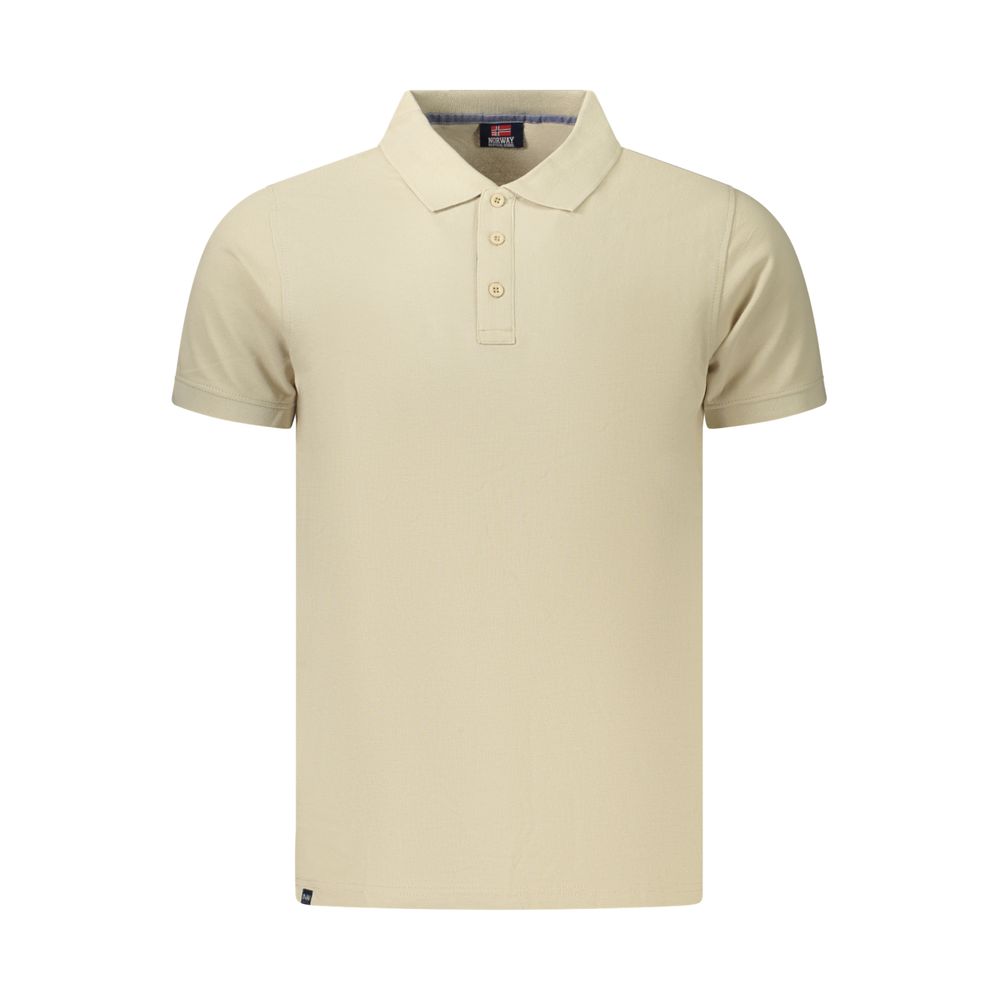 Norway 1963 Beige Cotton Men's Polo | Regal Royce