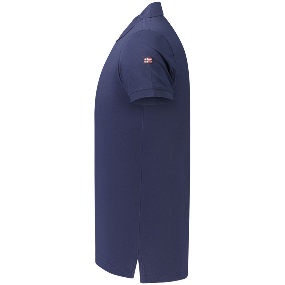 Norway 1963 Blue Cotton Men's Polo Shirt | Regal Royce