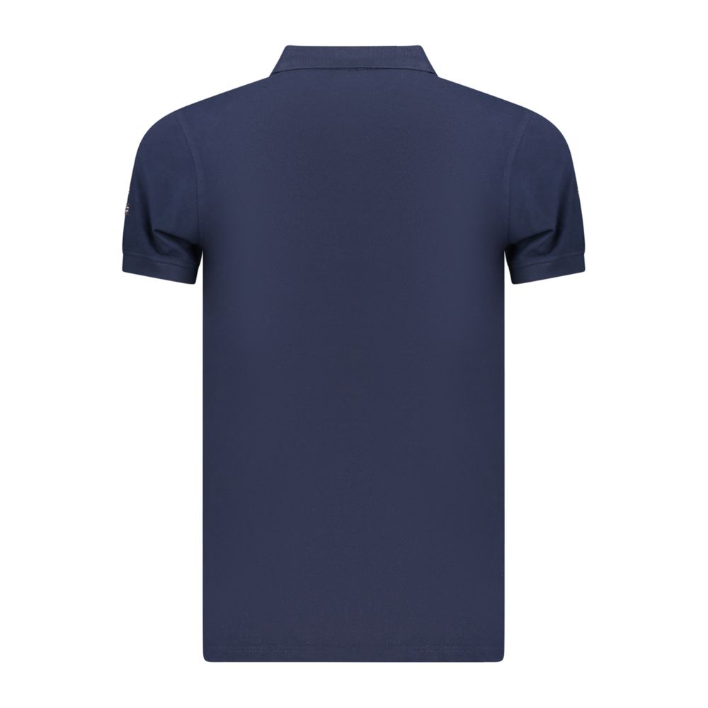 Norway 1963 Blue Cotton Men's Polo | Regal Royce