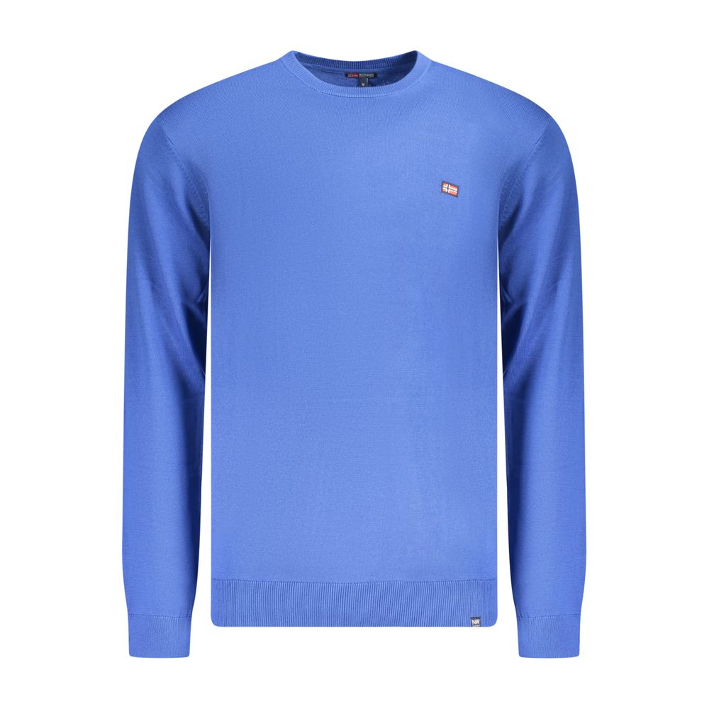 Norway 1963 Blue Cotton Men's Sweater | Regal Royce