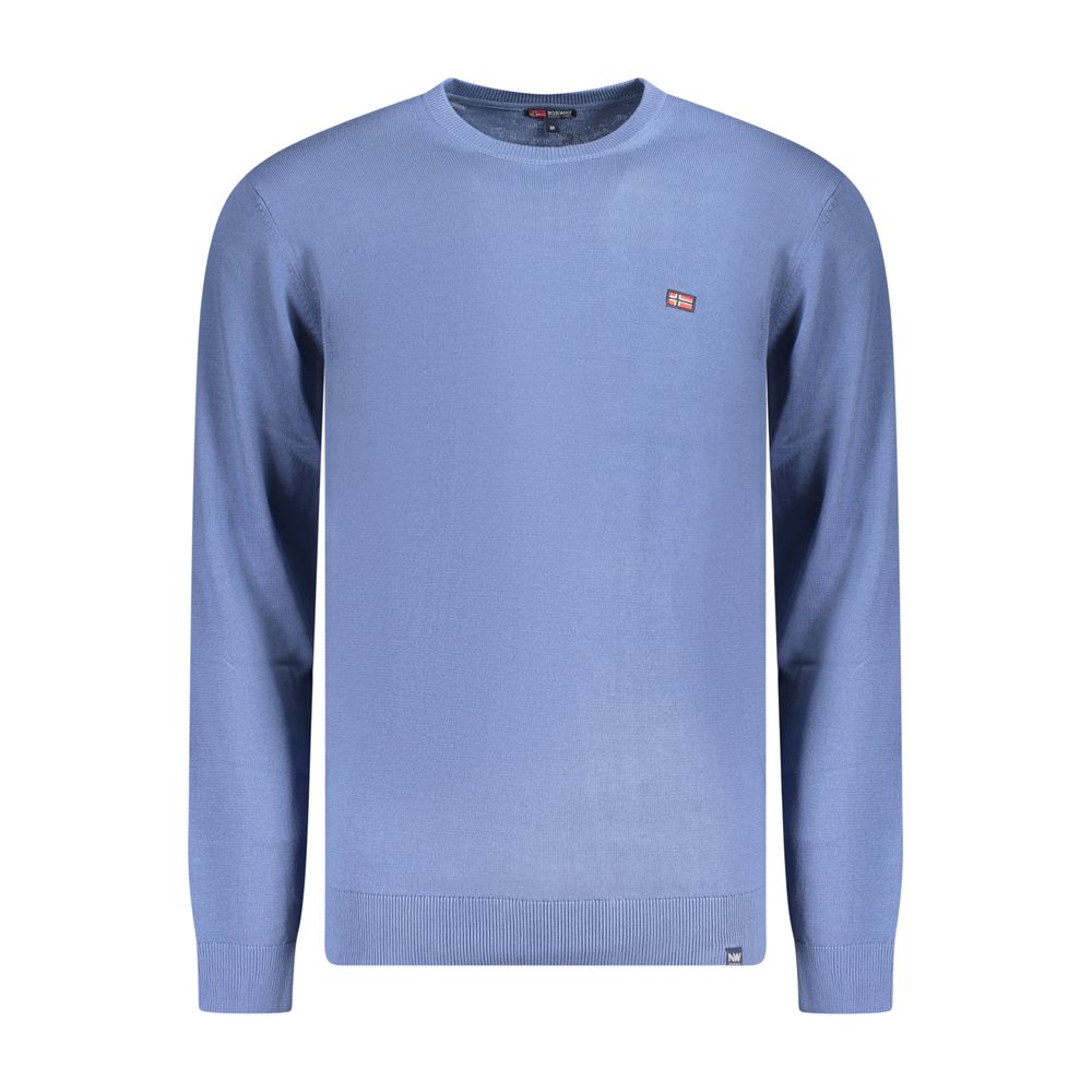 Norway 1963 Blue Cotton Men's Shirt | Regal Royce