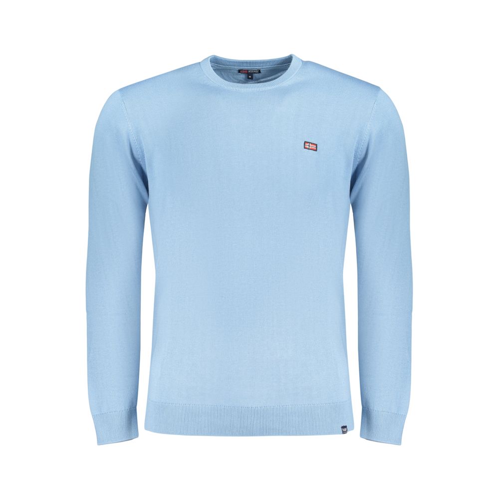 Norway 1963 Blue Cotton Men's Sweater | Regal Royce
