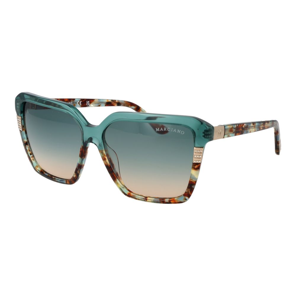 Marciano by Guess Turquoise Acetate Sunglasses | Regal Royce
