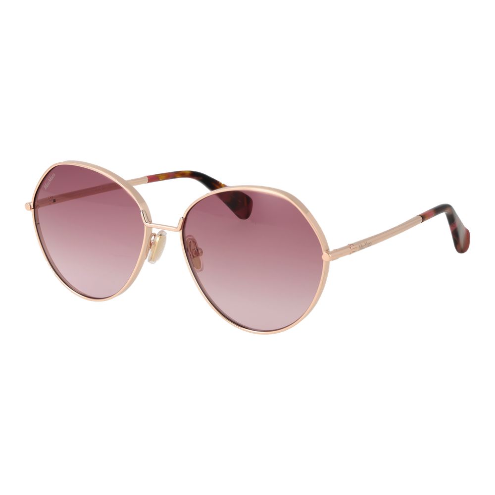 Max Mara Rose Gold Metal Sunglasses | Regal Royce