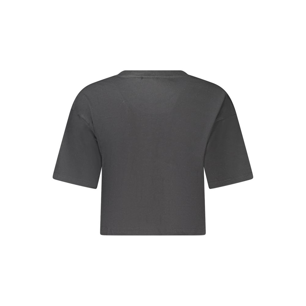 Fila Black Cotton Women's T-Shirt | Regal Royce