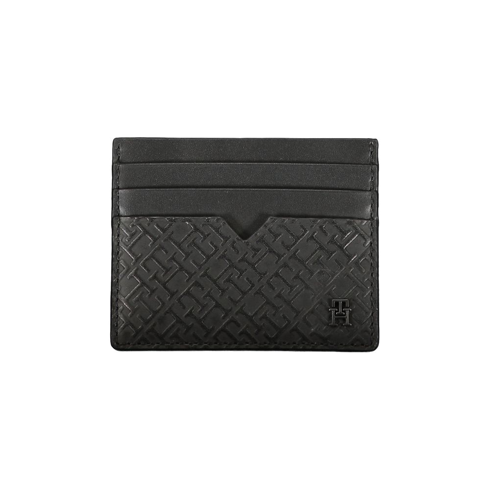 Tommy Hilfiger Black Leather Men's Wallet | Regal Royce
