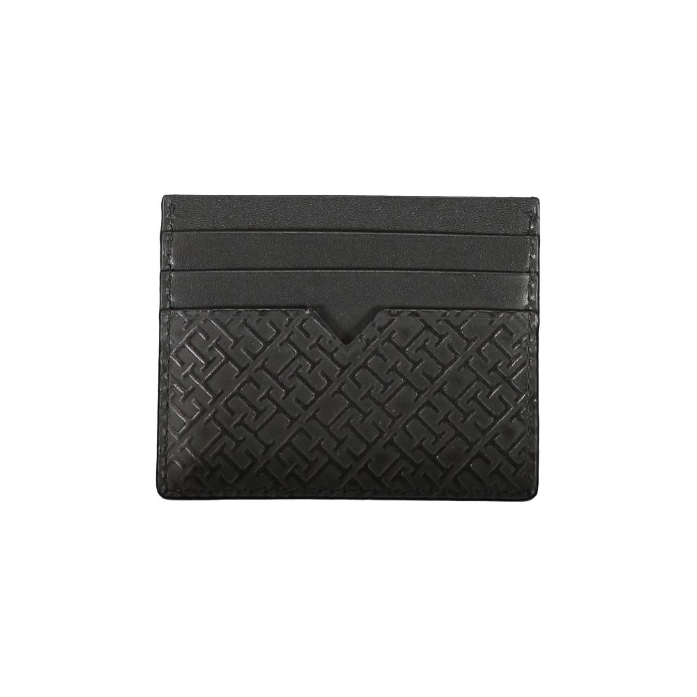 Tommy Hilfiger Black Leather Men's Wallet | Regal Royce