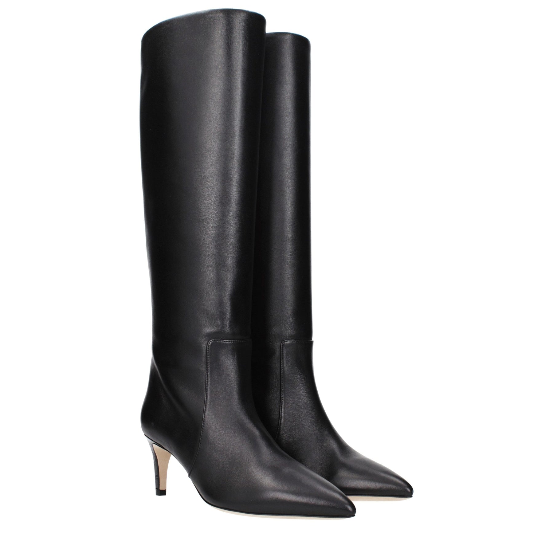Paris Texas Black Leather Ankle Boots | Regal Royce