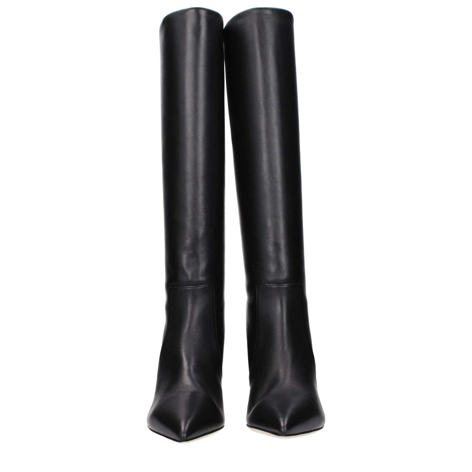 Paris Texas Black Leather Ankle Boots | Regal Royce