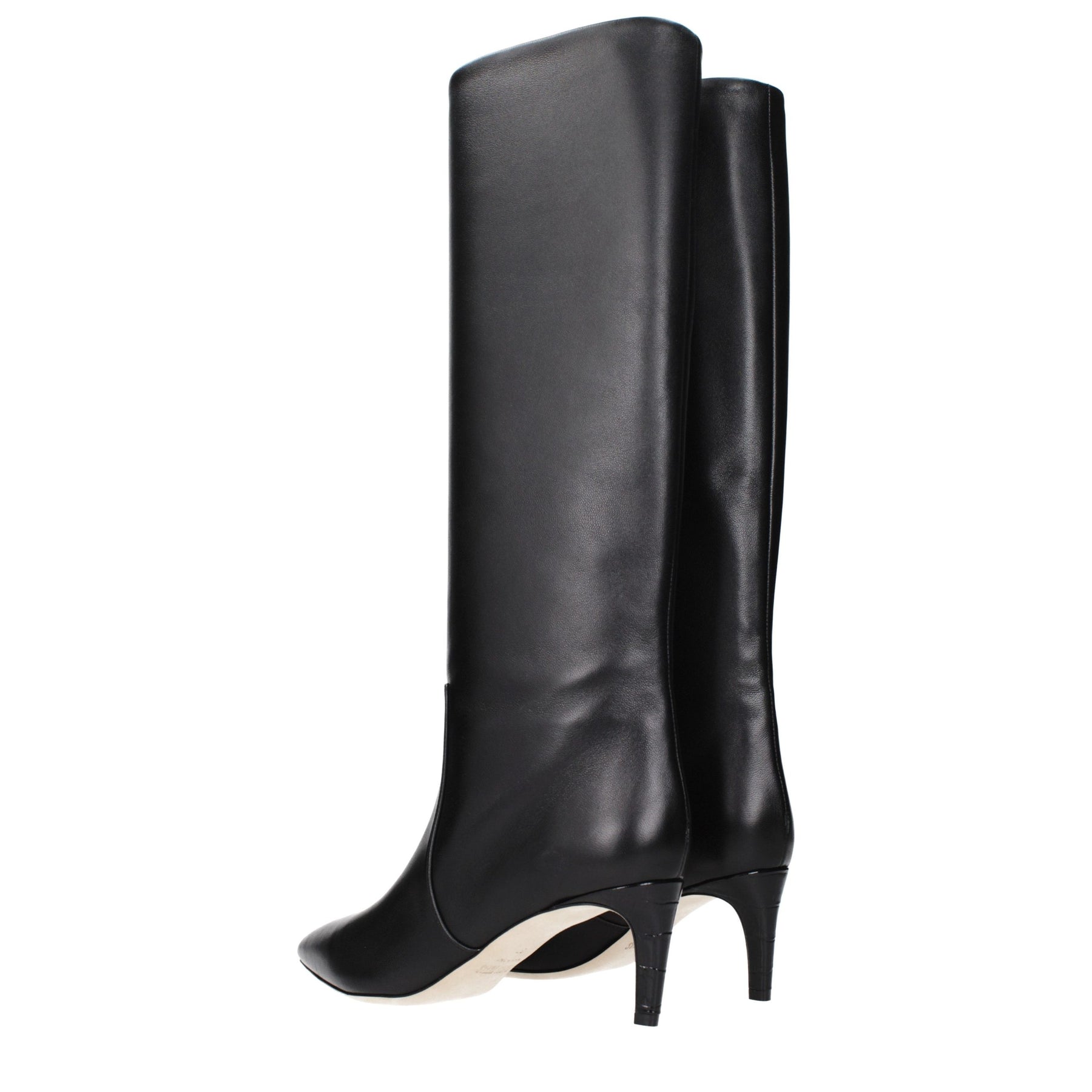 Paris Texas Black Leather Ankle Boots | Regal Royce