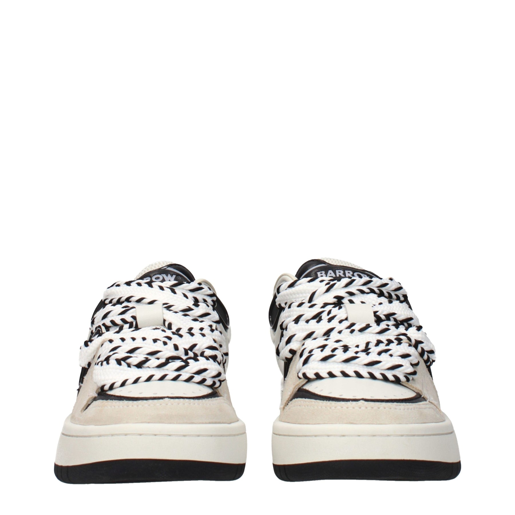 Barrow Beige Leather Sneakers | Regal Royce