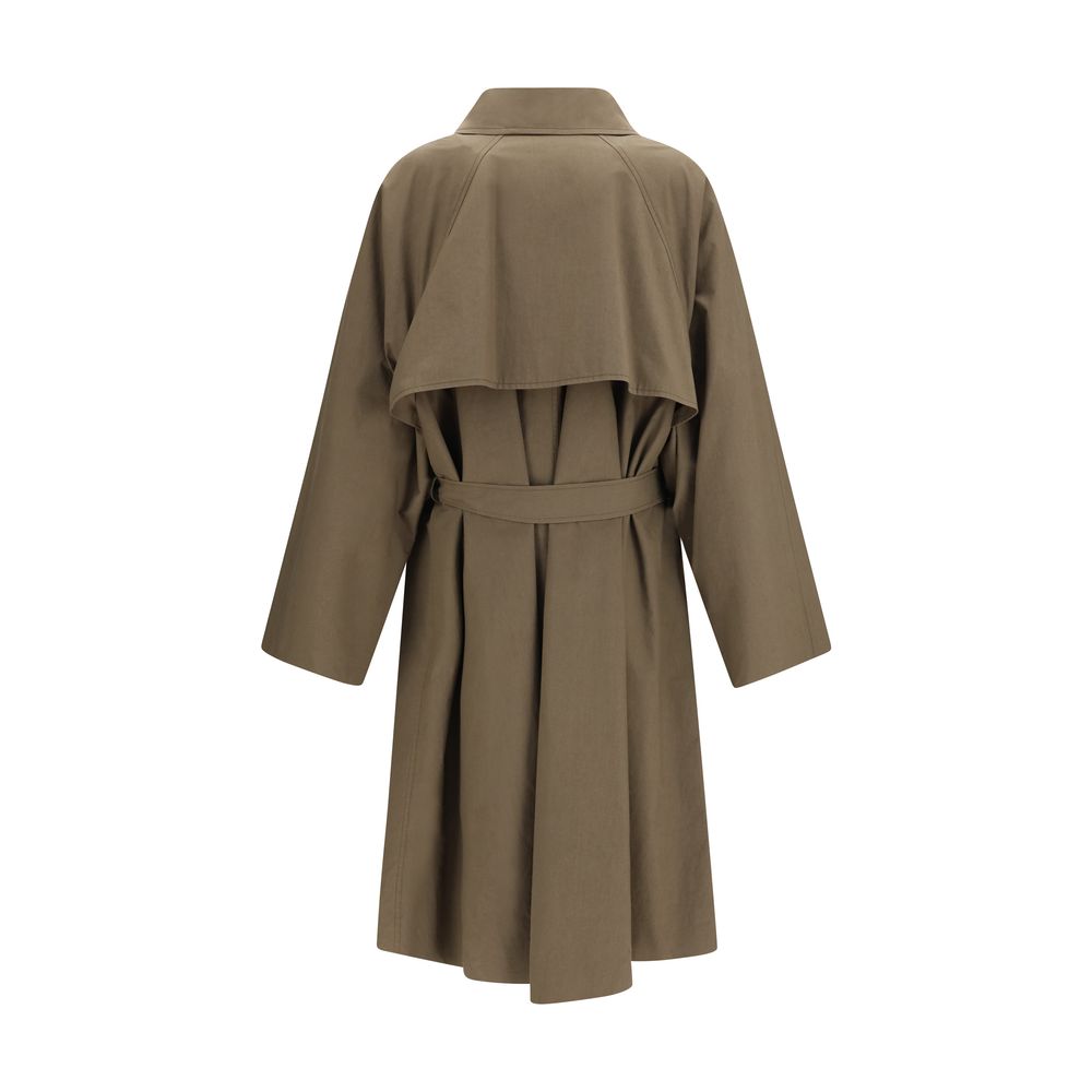 Calvin Klein Bicolor Cotton Trench Coat | Regal Royce