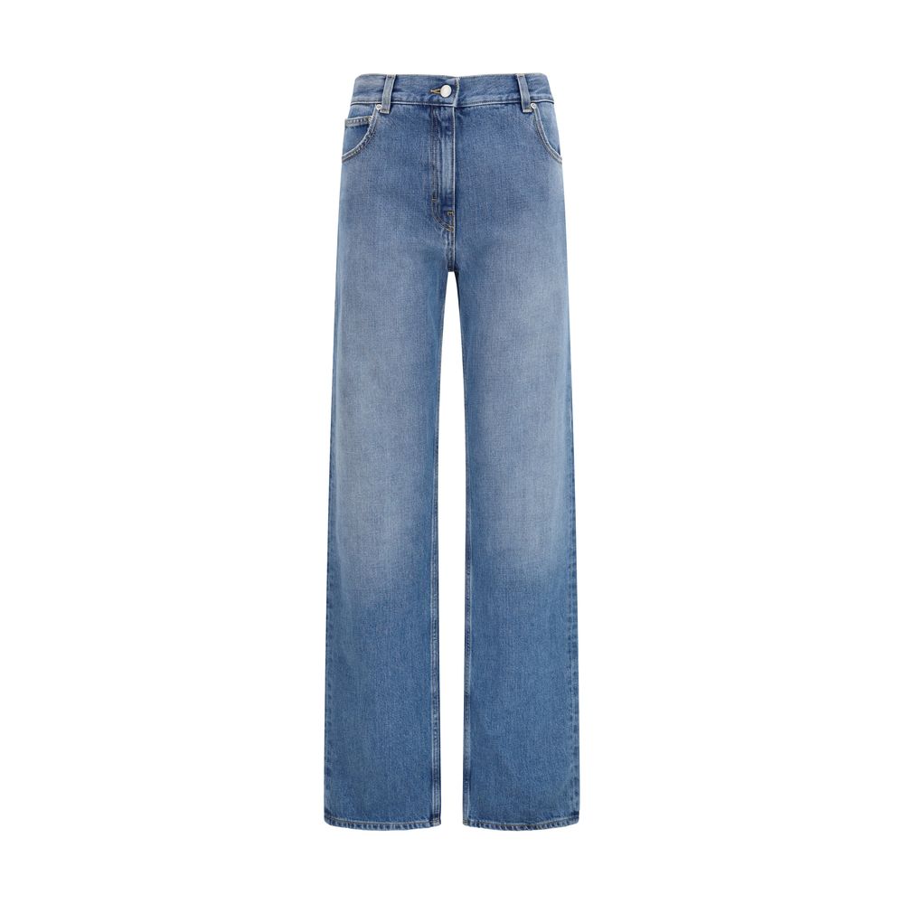 Calvin Klein Blue Cotton Straight-Leg Jeans | Regal Royce