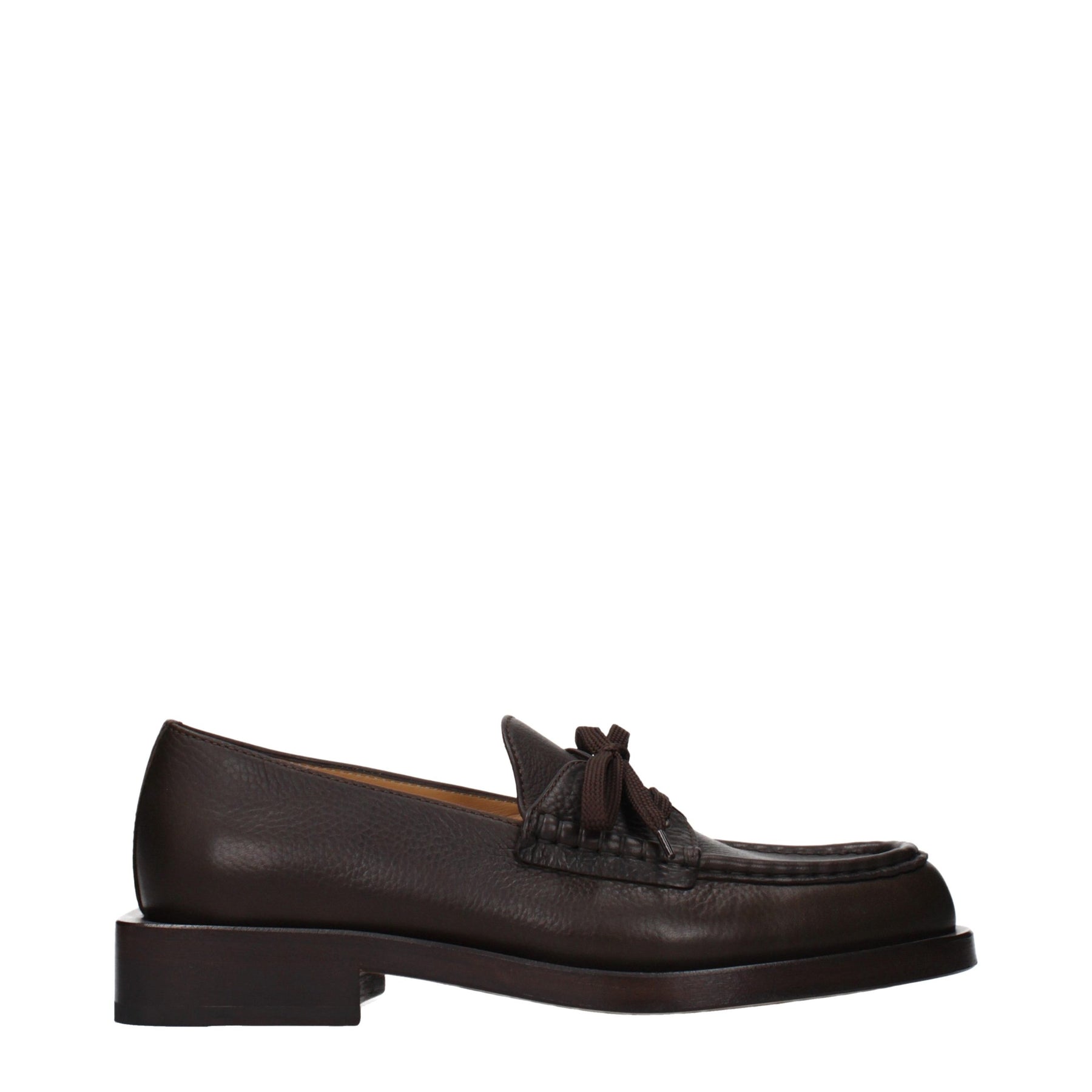 Jacquemus Brown Leather Slip-On Loafers | Regal Royce