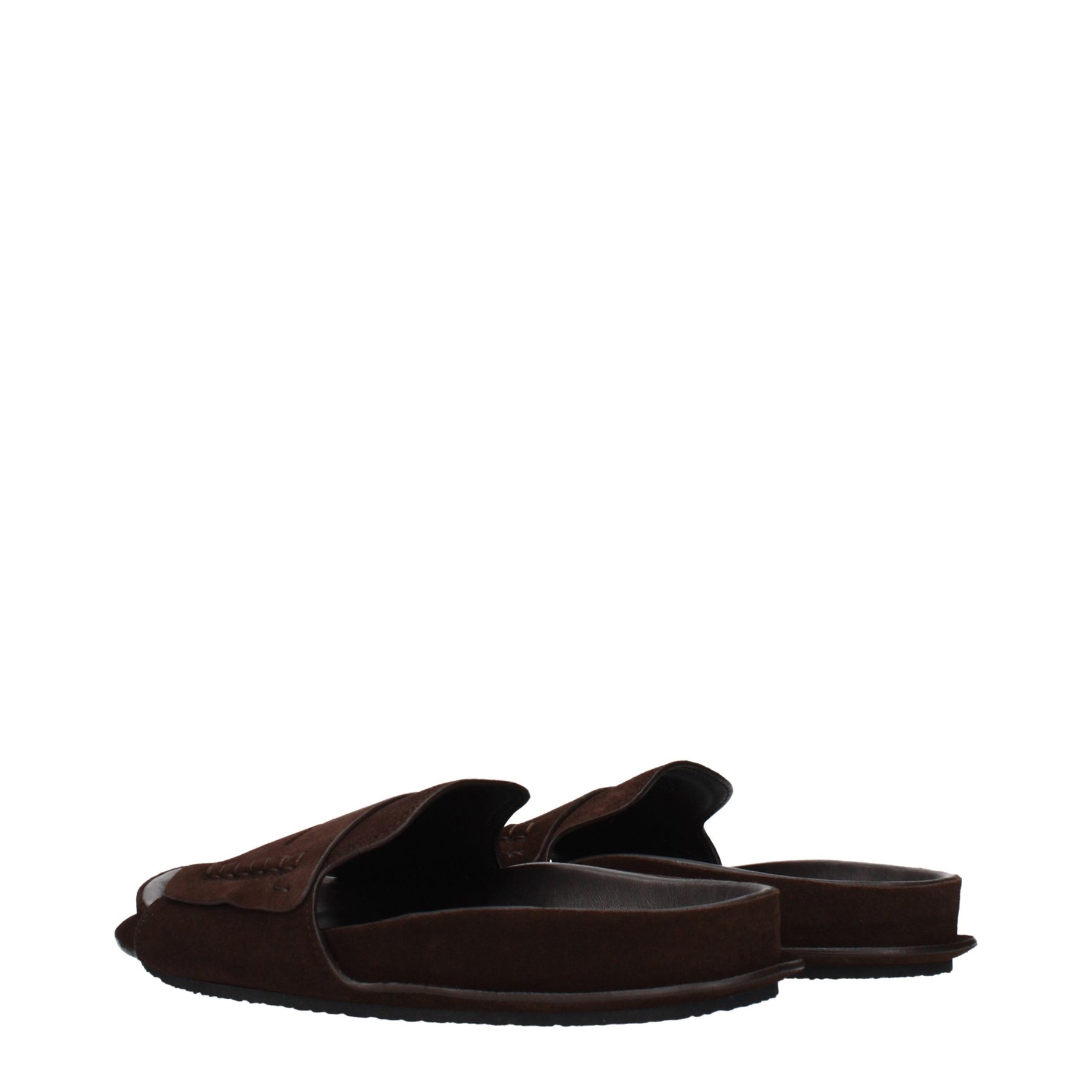 Jacquemus Brown Leather Slippers | Regal Royce