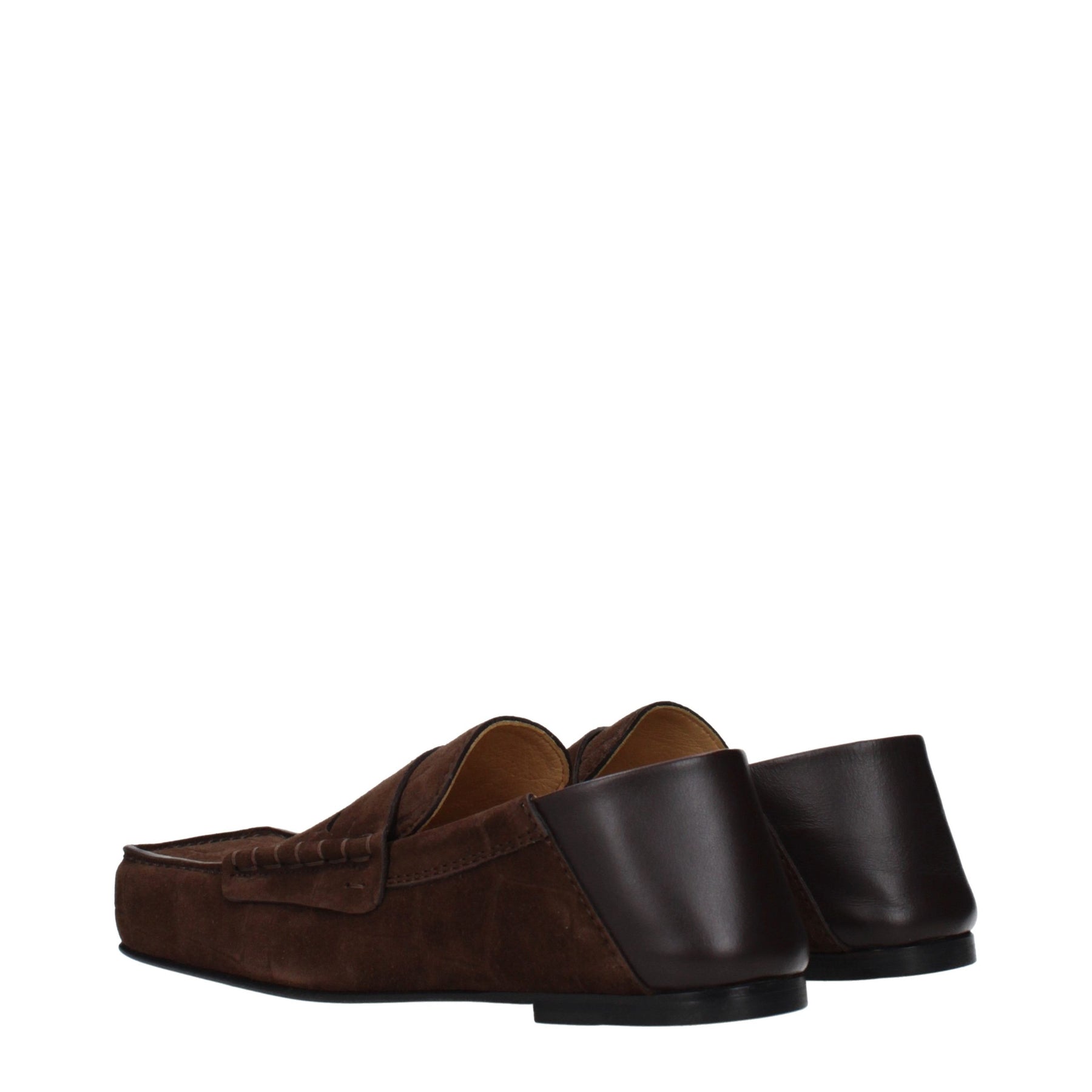 Jacquemus Brown Leather Slip-On Loafers | Regal Royce