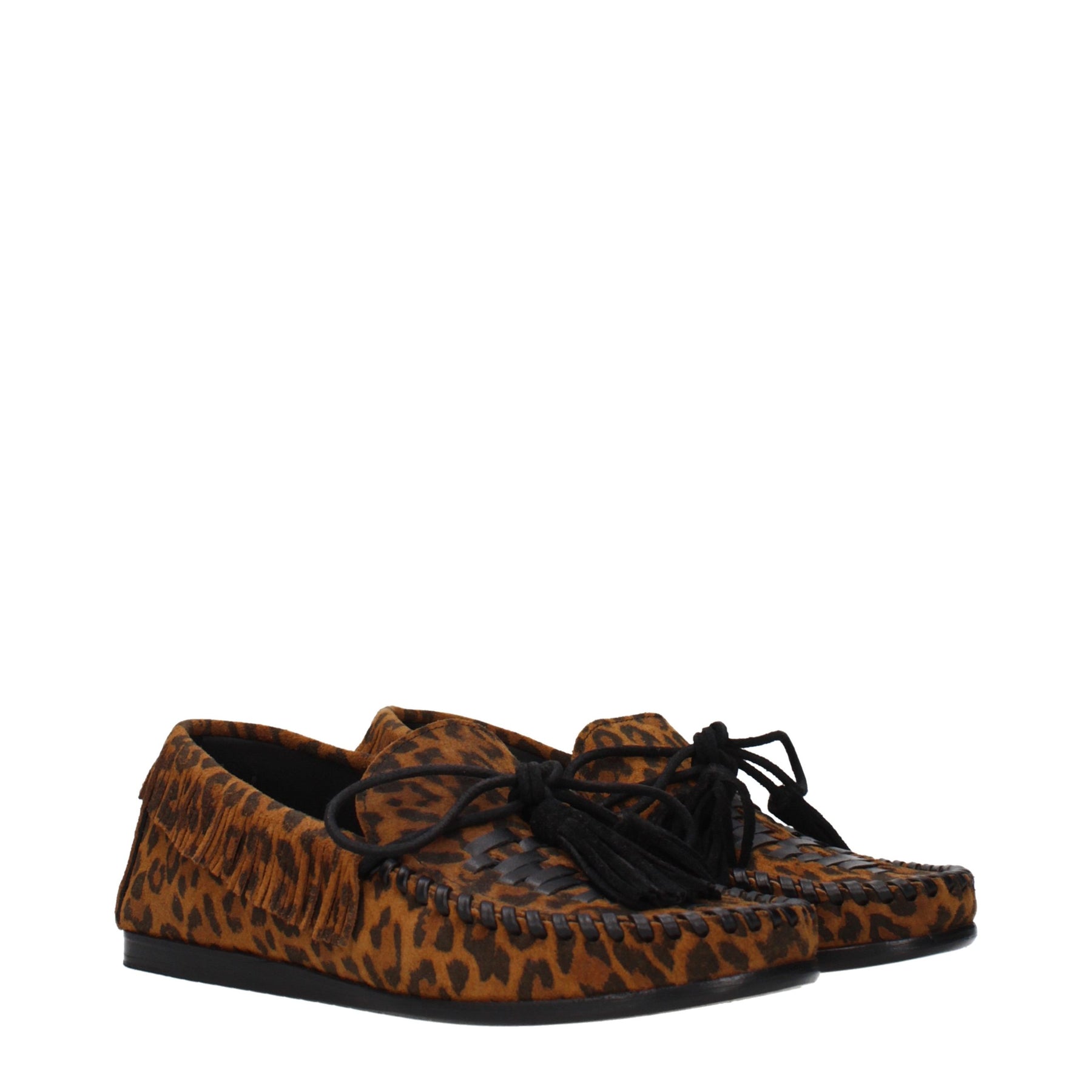 Isabel Marant Brown Leather Slip-On Loafers | Regal Royce