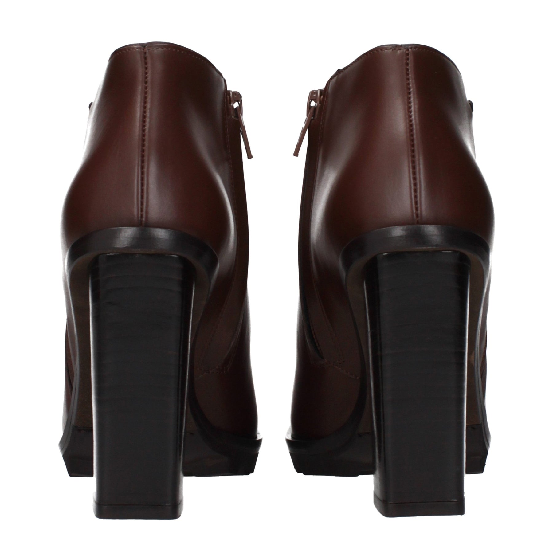Max Mara Brown Leather Ankle Boots | Regal Royce