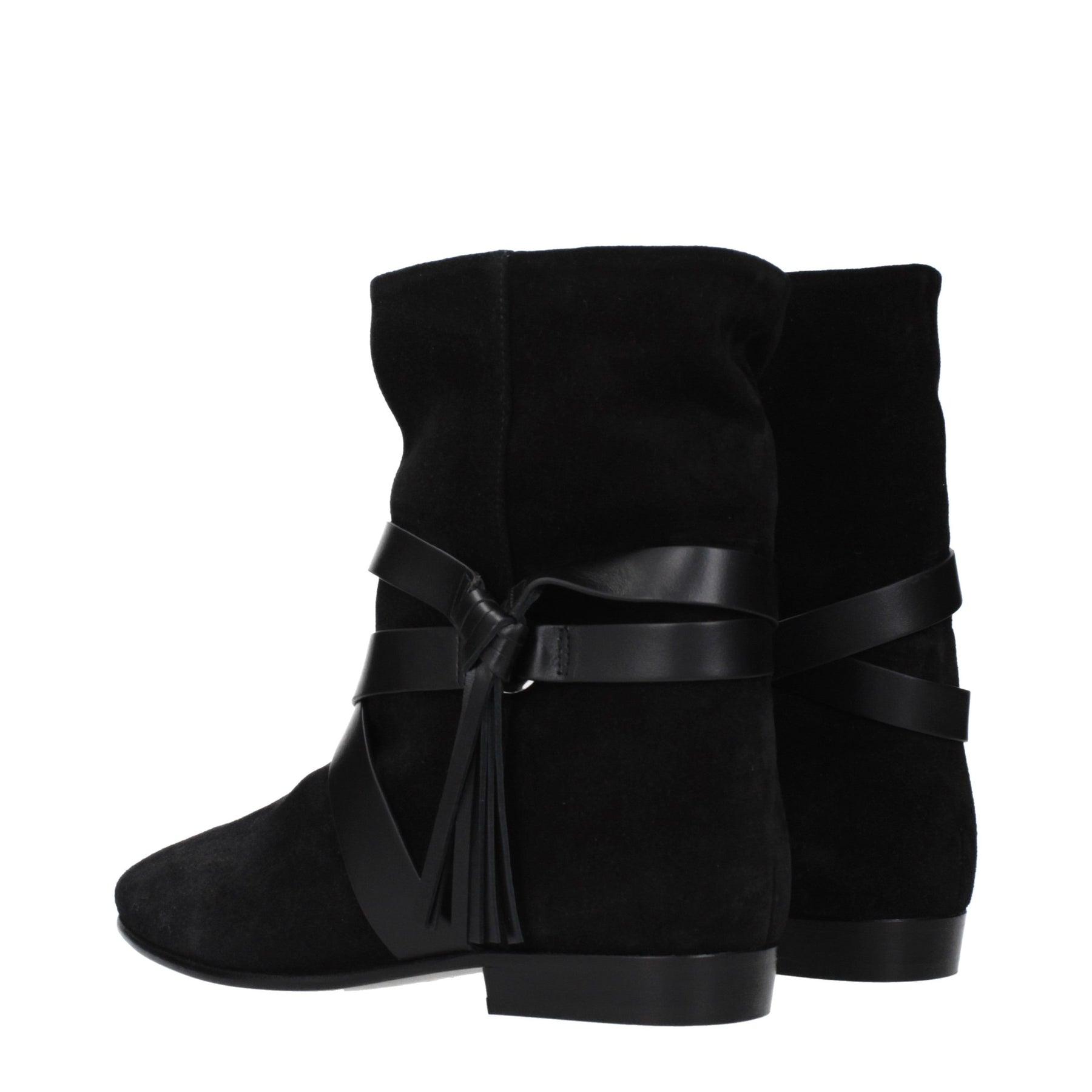Isabel Marant Black Leather Ankle Boots | Regal Royce