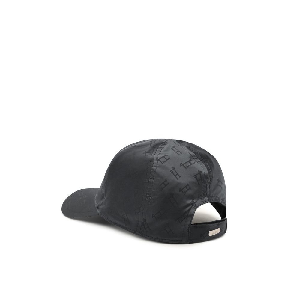 Herno Black Polyamide Cap (Baseball Hat) | Regal Royce