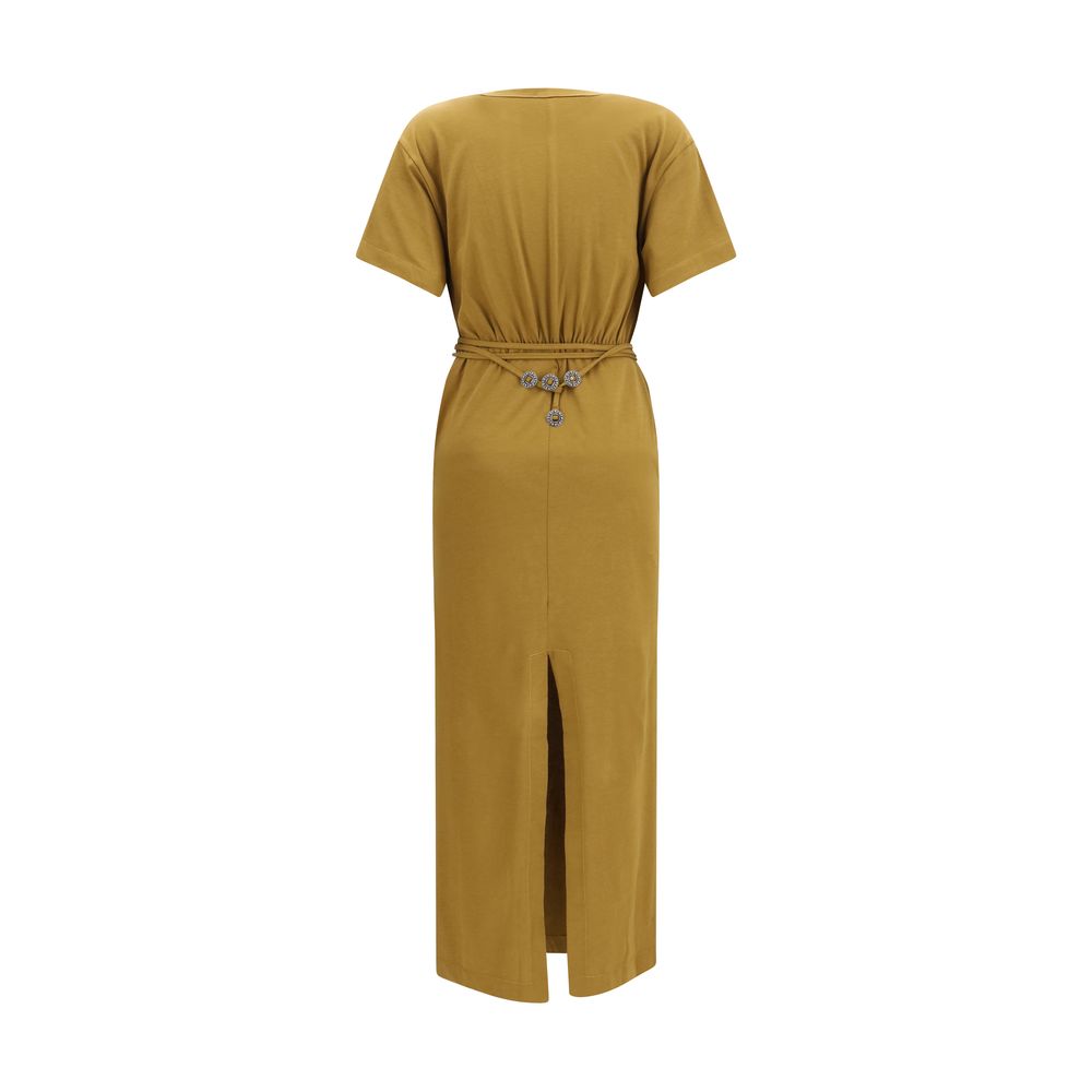 PINKO Brown Cotton Casual Dress | Regal Royce