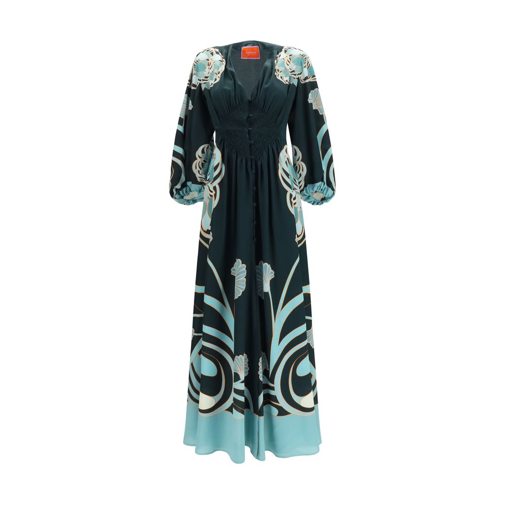 La Double J Blue Silk Casual Dress | Regal Royce