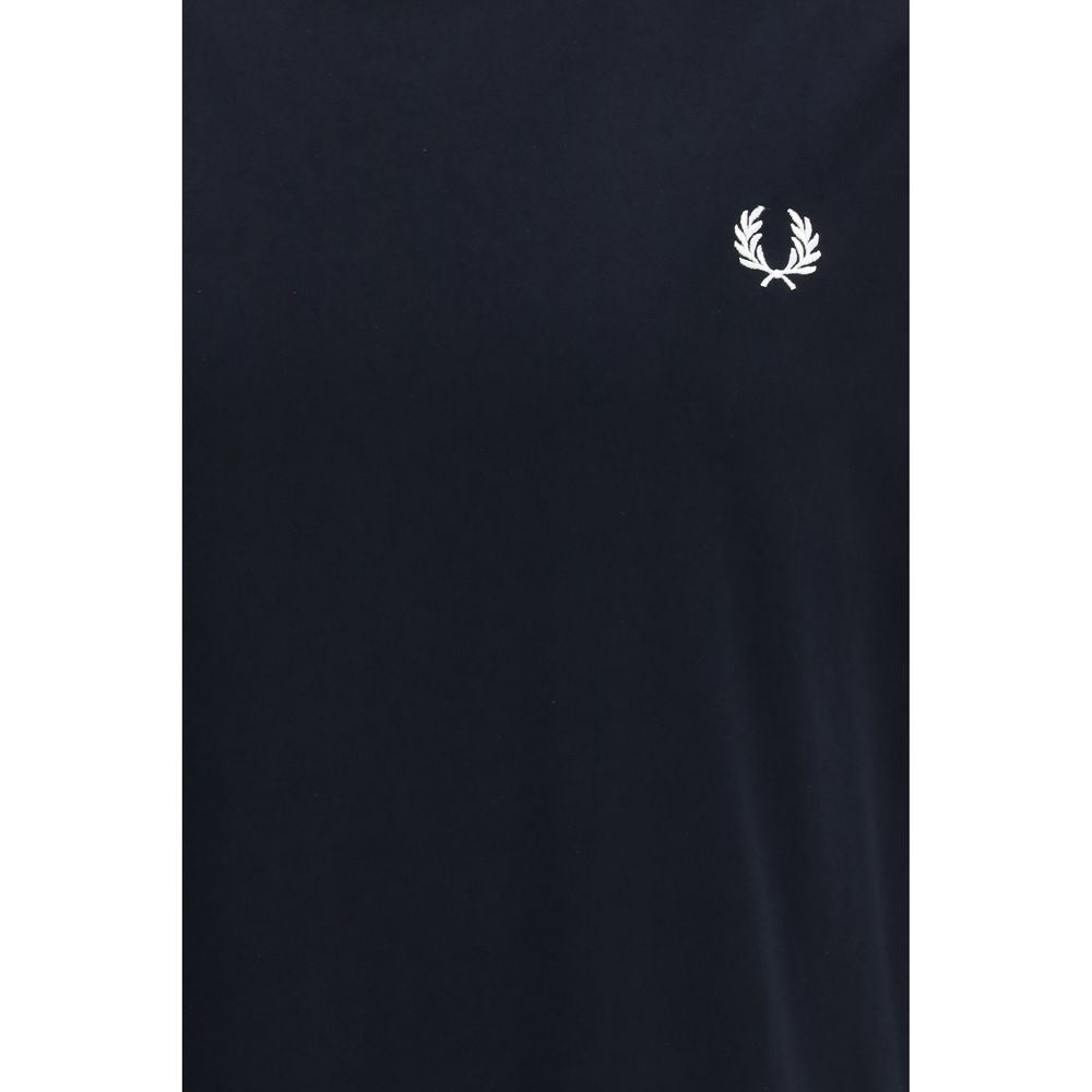 Fred Perry Blue Cotton T-Shirt | Regal Royce
