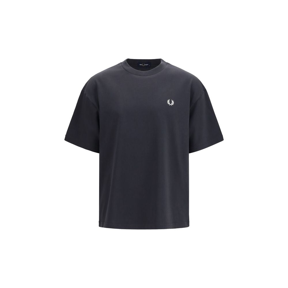 Fred Perry Black Cotton T-Shirt | Regal Royce