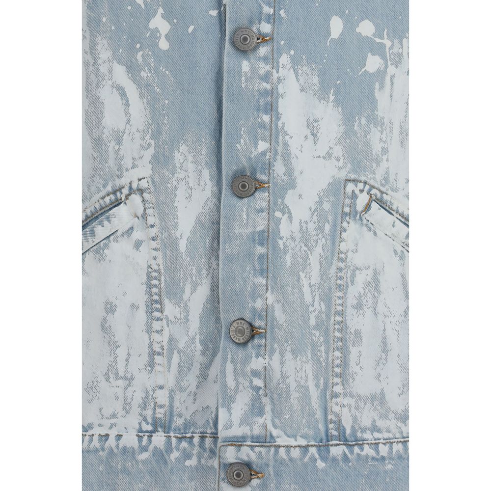 MM6 Blue Cotton Denim Jacket | Regal Royce
