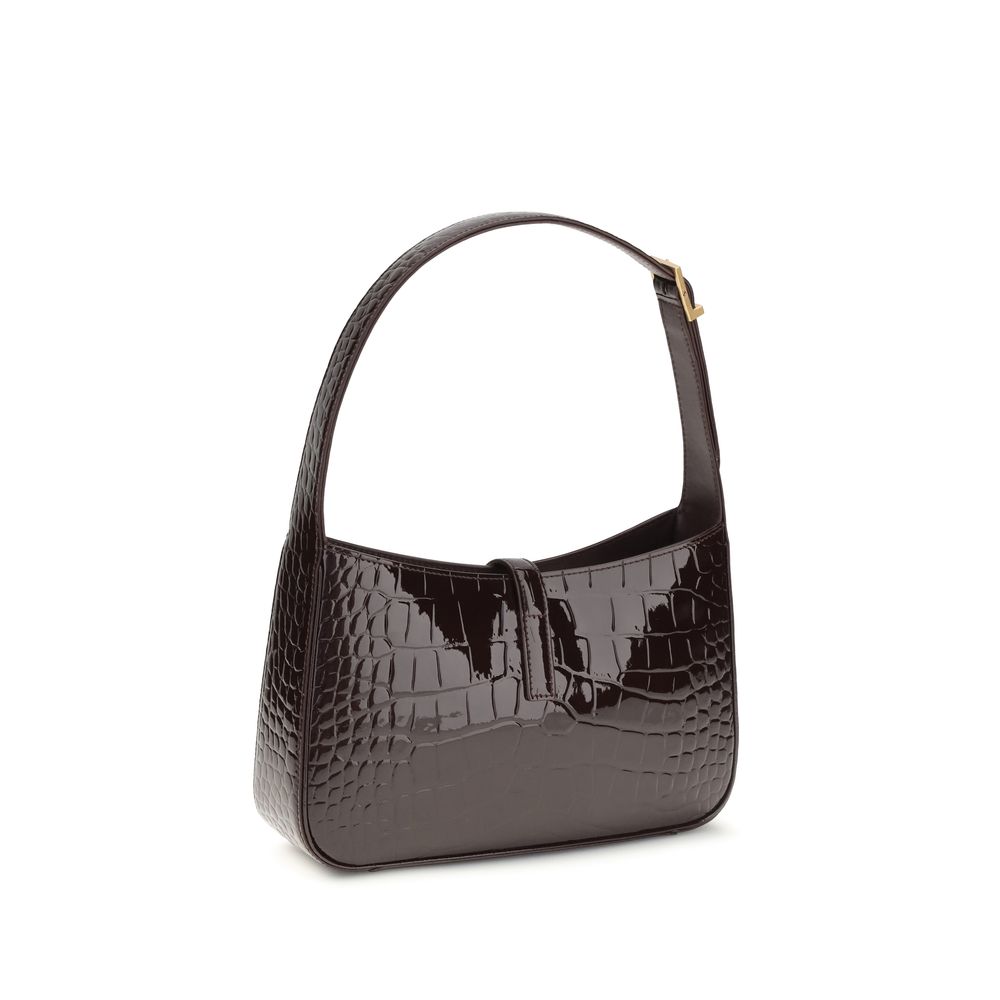 Saint Laurent Bordeaux Crocodile Shoulder Bag | Regal Royce