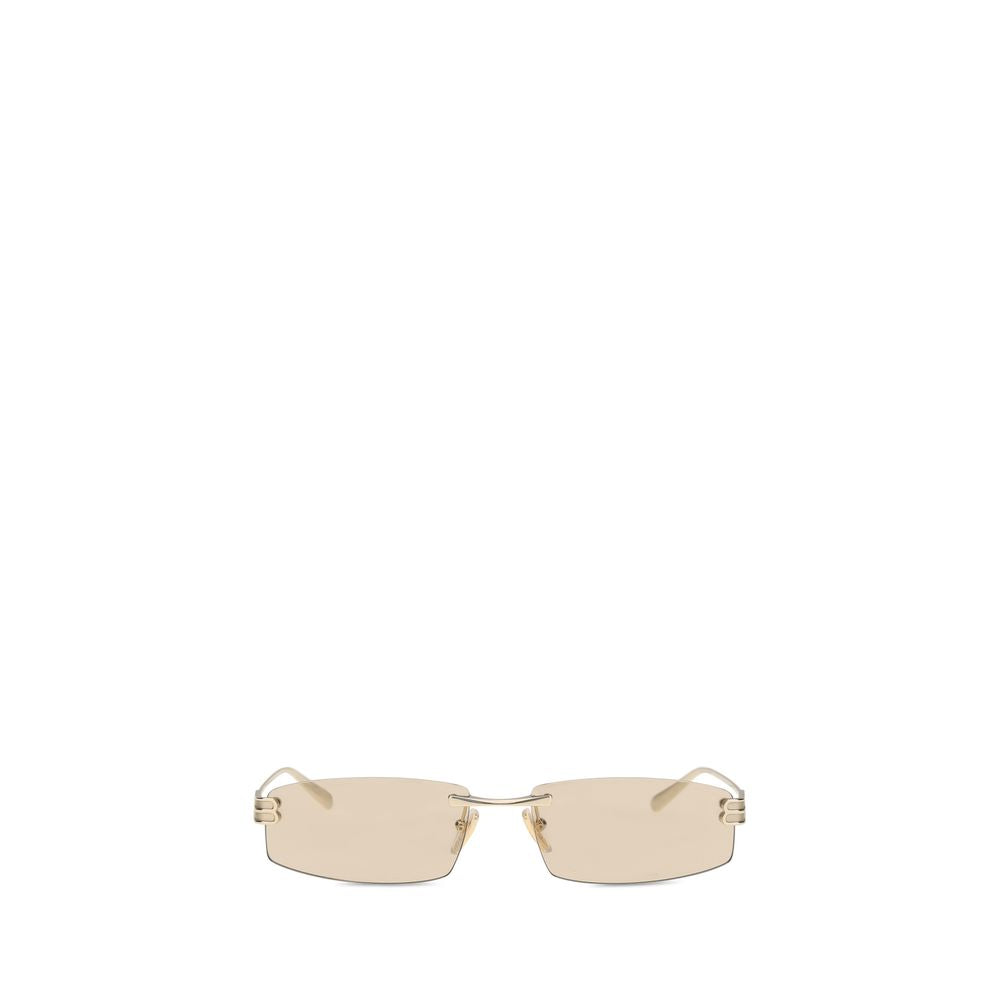 Balenciaga Beige Metal Sunglasses | Regal Royce