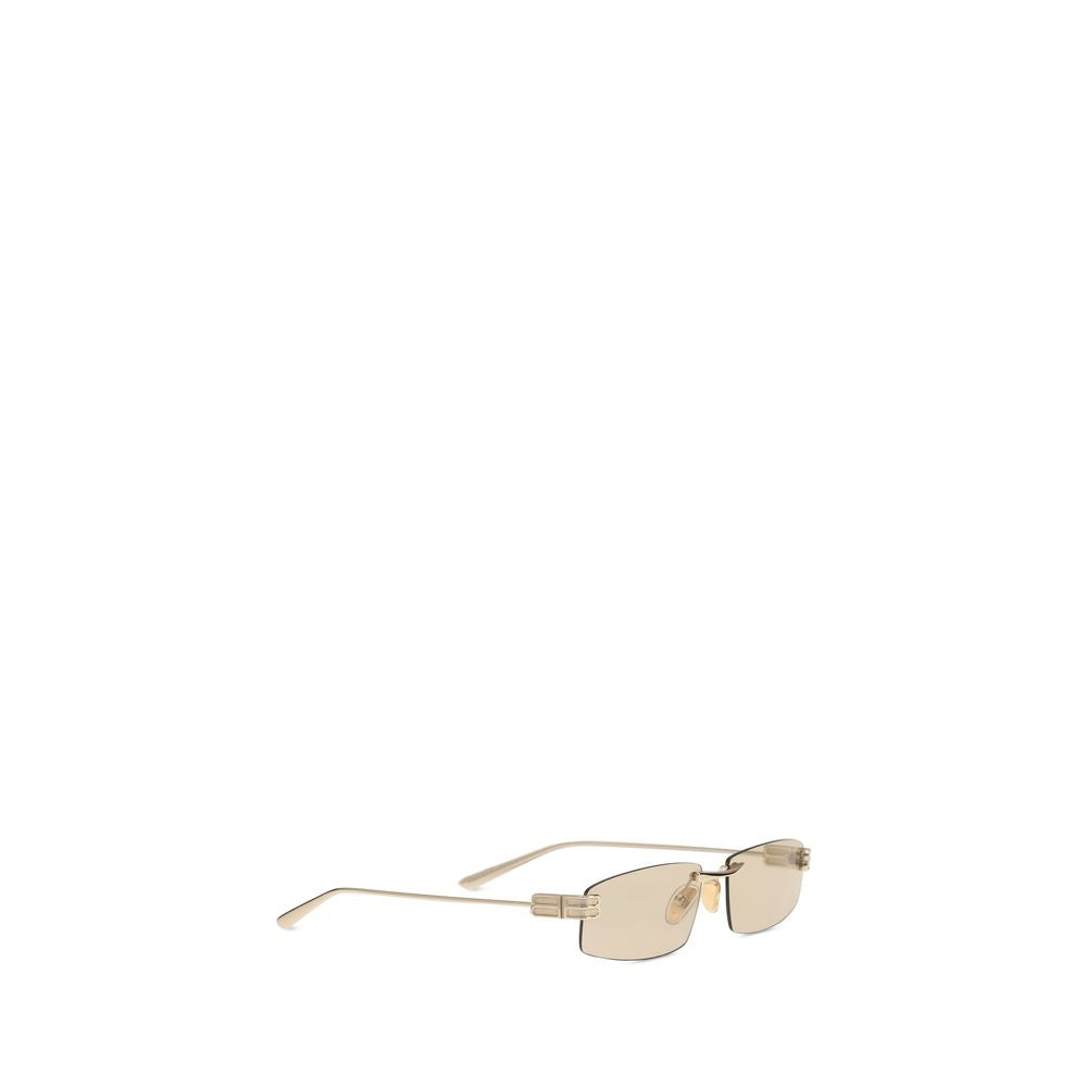 Balenciaga Beige Metal Sunglasses | Regal Royce