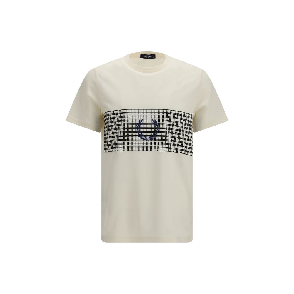 Fred Perry Beige Cotton T-Shirt | Regal Royce